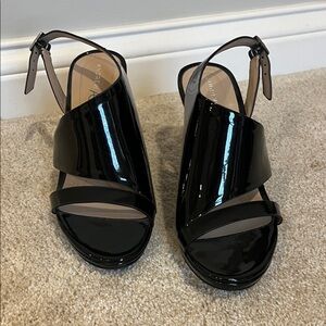 Black Patent Leather Women's Heels